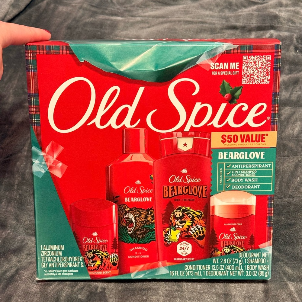 Old Spice Bearglove Men's Grooming Set